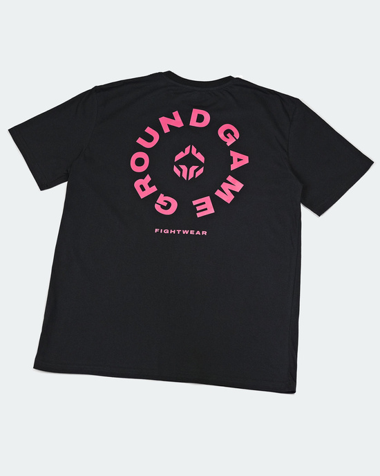 Tricou pentru bărbați Round 1 Oversize Ground Game negru