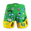 Pantaloni scurți MMA ușori Copacabana pentru bărbați verde / galben