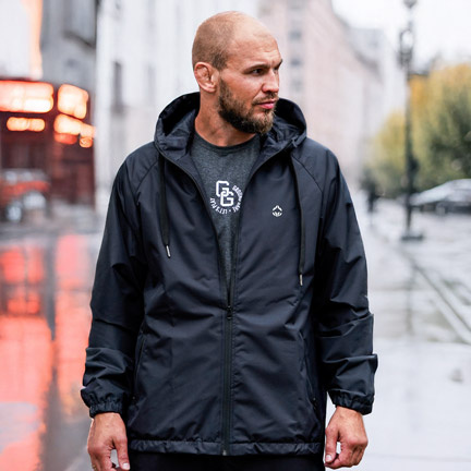 Jachetă Windbreaker Minimal 2.0 (Neagră)