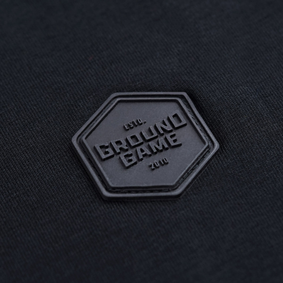 Tricou pentru bărbați Label Ground Game Negru