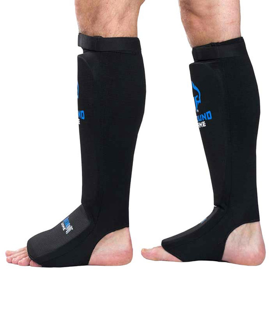 Protecții flexibile pentru tibie Classic Ground Game negru