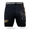 Pantaloni scurți de compresie Vale Tudo Oni Samurai Ground Game negru