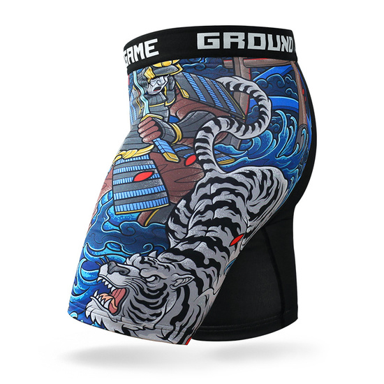 Pantaloni scurți de compresie Vale Tudo Yokai 3.0 Ground Game negru