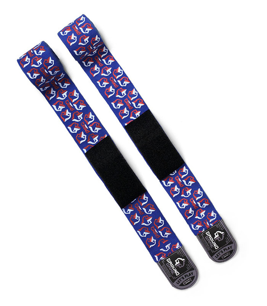 Bandaje de box 4 m Logo Ground Game albastru