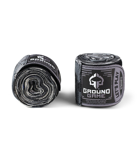 Bandaje de box 4 m Moro White Ground Game camuflaj / alb