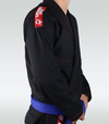 Kimono BJJ pentru adolescenți Prodigy Ground Game negru