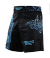 Pantaloni scurți MMA Viking pentru bărbați Ground Game negru