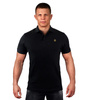 Tricou polo pentru bărbați Minimal Gold Ground Game negru