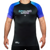 Rashguard pentru bărbați cu mâneci scurte Cheeky Monkey Ground Game negru