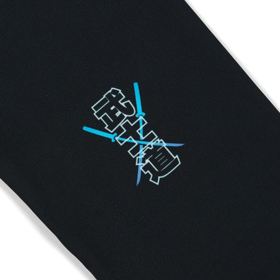 Colanți sport pentru copii Cyber Samurai Ground Game negru