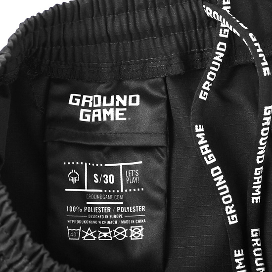 Spodenki MMA Jiu Jitsu Ripstop Ground Game negru