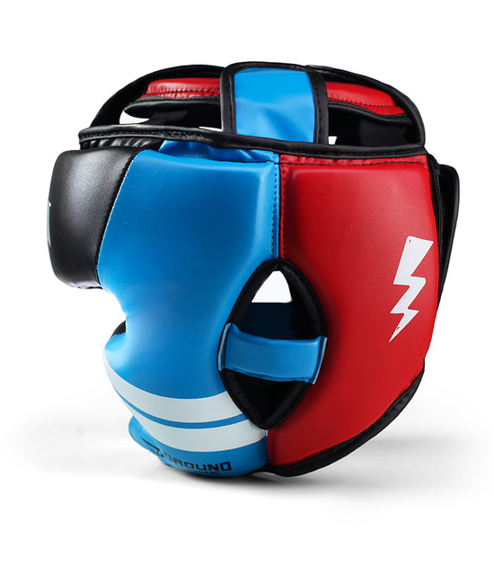 Cască de box pentru copii Prodigy Ground Game albastru / negru