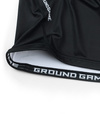 Rashguard pentru bărbați cu mâneci scurte IBJJF Ground Game negru