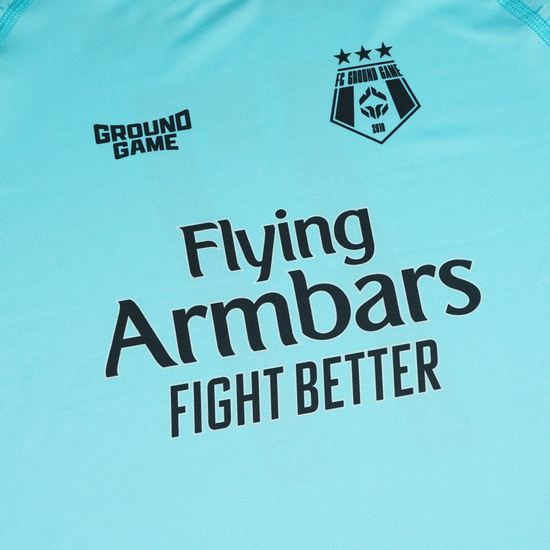 Rashguard pentru copii cu mâneci scurte FC Armbar Ground Game