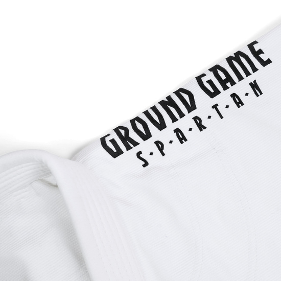 Gi pentru copii BJJ Spartan Ground Game alb