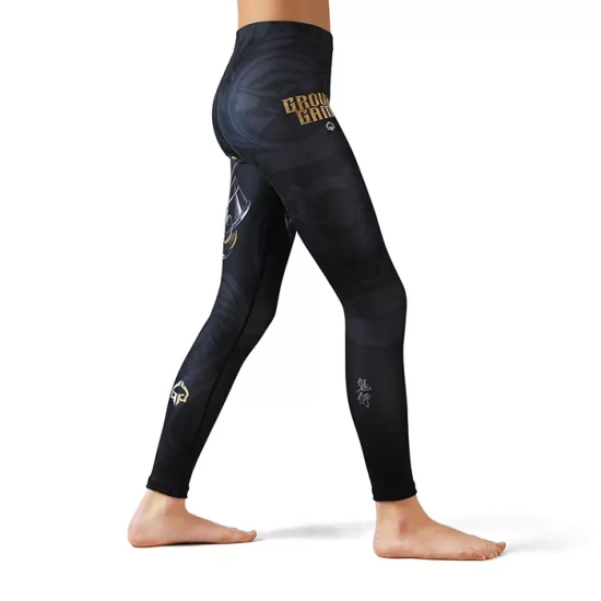 Colanți sport pentru copii Oni Samurai Ground Game negru