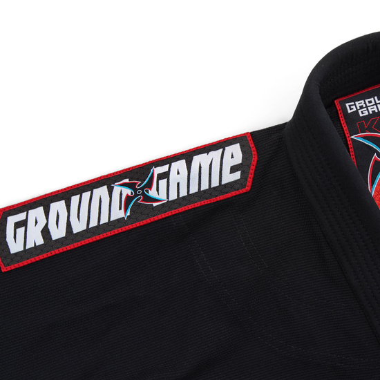 Gi pentru copii BJJ Ninja Ground Game negru