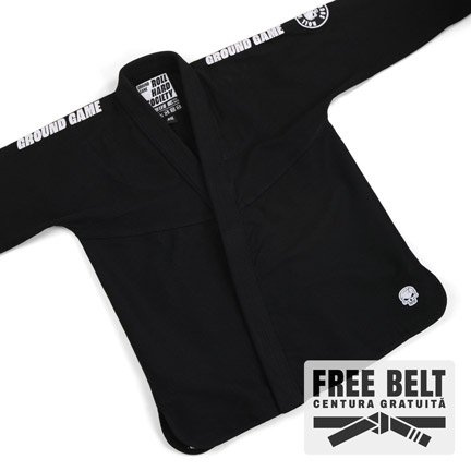 Kimono / GI BJJ Gamer 2.0 negru + centura GRATUITĂ