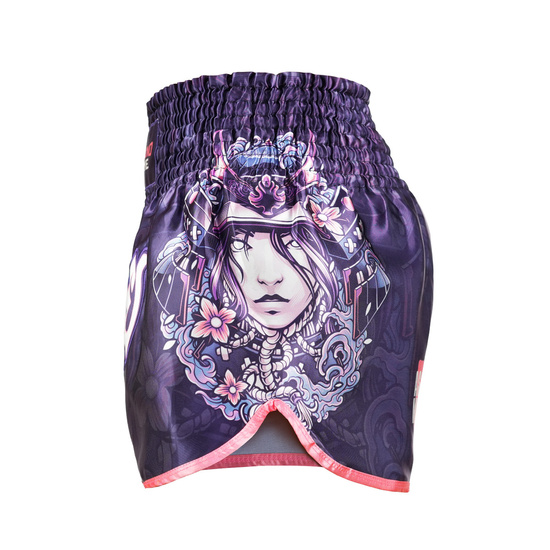 Pantalonii scurți Muay Thai pentru femei Asami Ground Game