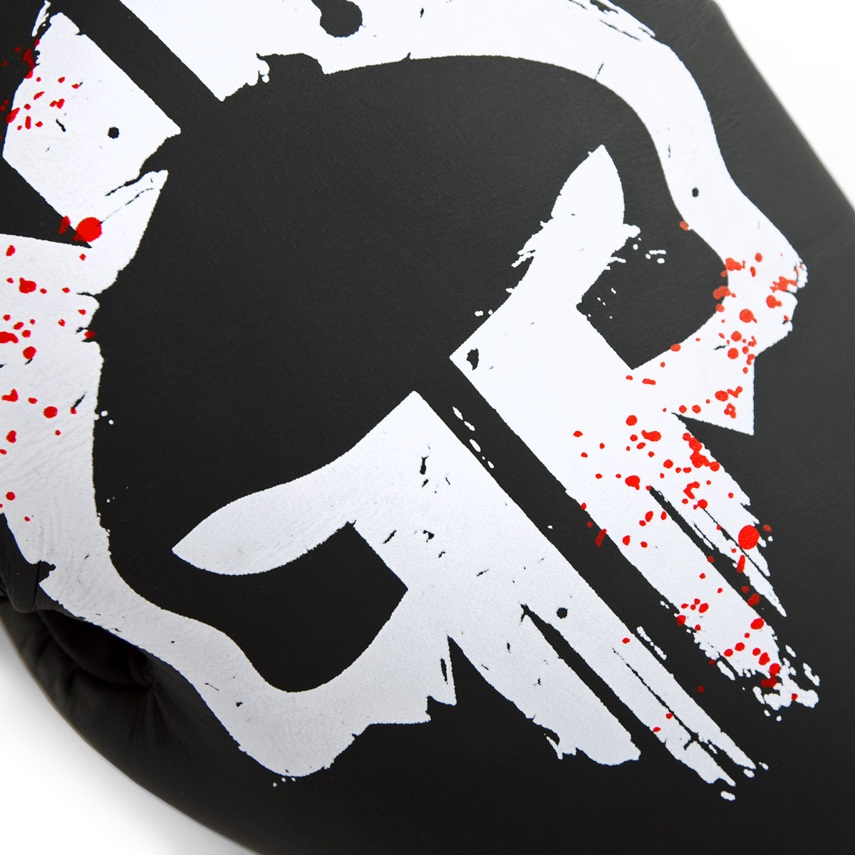 Mănuși de box din piele naturală Skullz Ground Game negru 