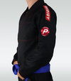 Kimono BJJ pentru adolescenți Prodigy Ground Game negru