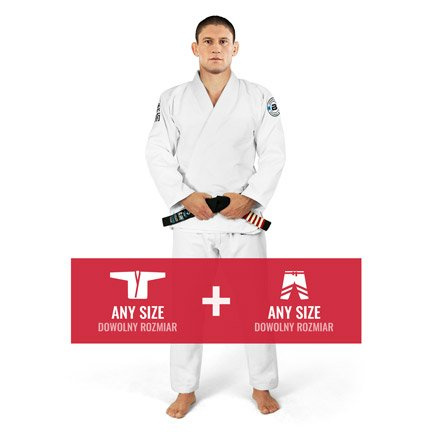 Kimono / GI do BJJ Breaker 2.0 Ground Game alb