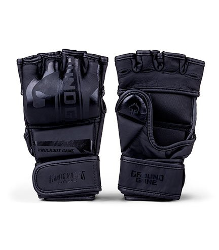 Mănuși de MMA Bůacl Stripe Ground Game negru