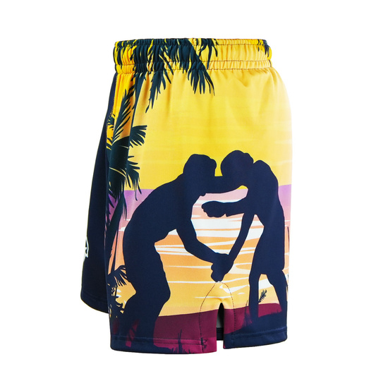 Pantaloni scurți sport pentru copii Hang Loose Kids Ground Game negru