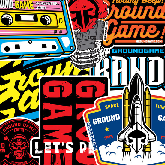 Zestaw 8 wlep Ground Game