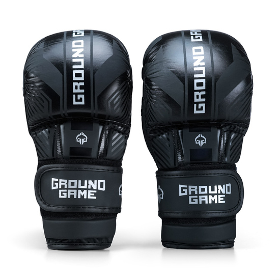 Mănuși de sparring MMA Stripe Black 2.0 Ground Game negru