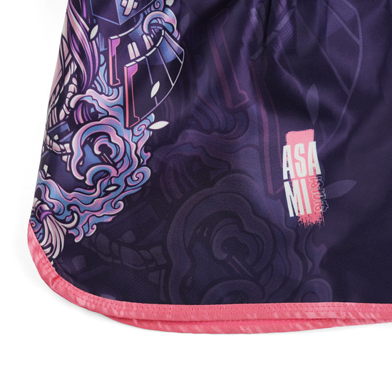 Pantalonii scurți Muay Thai pentru femei Asami Ground Game