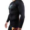 Rashguard pentru bărbați cu mâneci longi Ashi Garami Ground Game negru