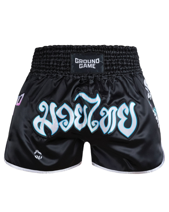 Pantalonii scurți Muay Thai Cheeky Monkey Ground Game