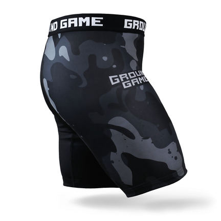 Pantaloni scurți de compresie Vale Tudo Moro 4.0 Ground Game gri