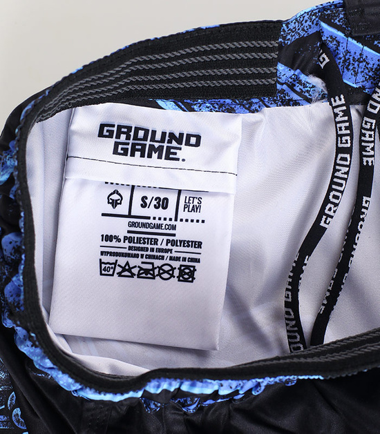 Pantaloni scurți MMA Viking pentru bărbați Ground Game negru