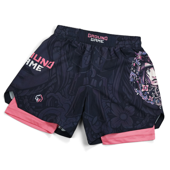 Shorts de antrenament 2-în-1 pentru femei Asami