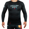 Rashguard pentru bărbați cu mâneci longi Ashi Garami Ground Game negru