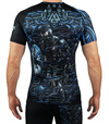 Rashguard pentru bărbați cu mâneci scurte Viking Ground Game negru