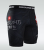 Pantaloni scurți de compresie Vale Tudo Oni Samurai 2.0 Ground Game negru