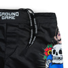 Pantaloni scurți MMA pentru bărbați Oldschool Ground Game negru