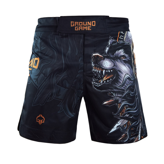 Pantaloni scurți MMA pentru bărbați Ragnarok Ground Game negru