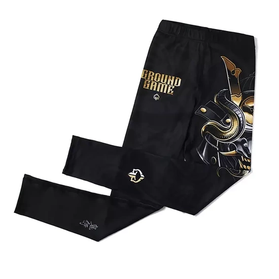 Colanți sport pentru copii Oni Samurai Ground Game negru