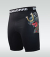Pantaloni scurți de compresie Vale Tudo Bushido 3.0 Ground Game negru