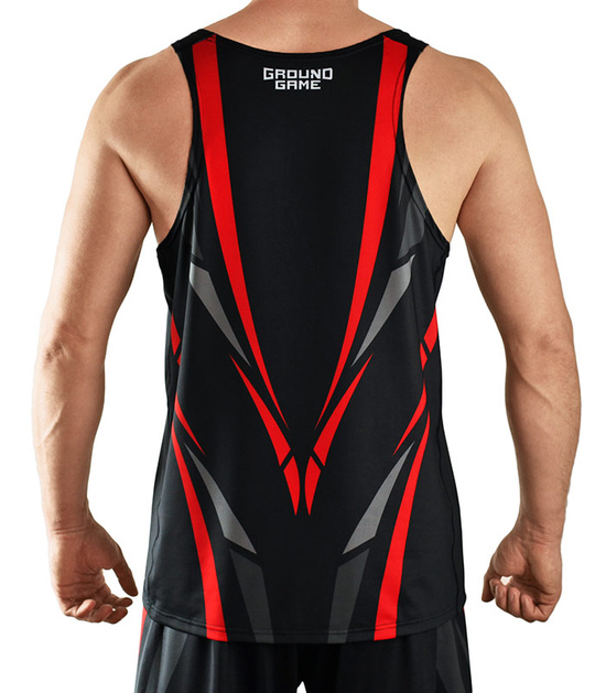 Maiou bărbătesc / Tank Top Knockout Game Ground Game negru