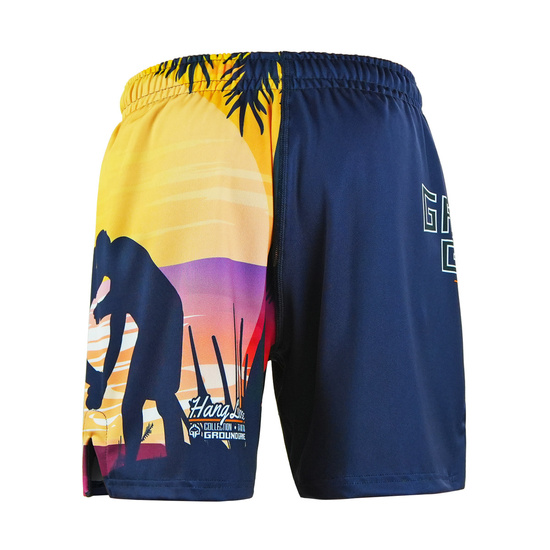 Pantaloni scurți sport pentru copii Hang Loose Kids Ground Game negru