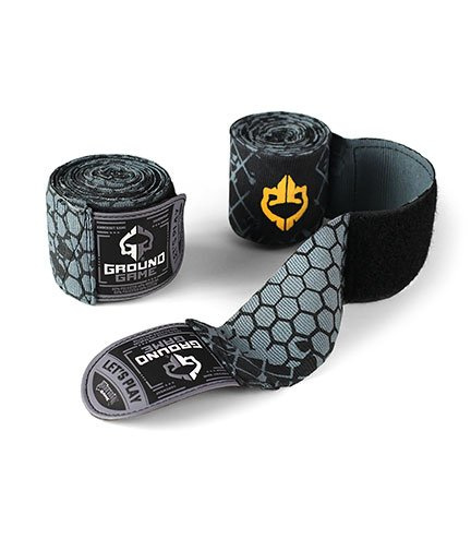 Bandaje de box 4 m Cage Gold Ground Game auriu-gri