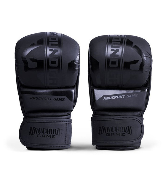 Mănuși de sparring MMA Black Stripe Ground Game negru