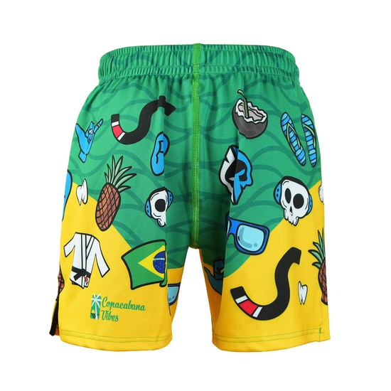 Pantaloni scurți sport pentru copii Copacabana Kids Ground Game negru