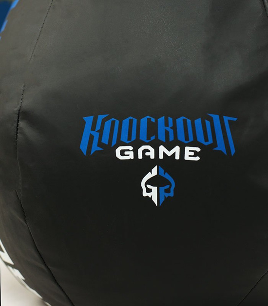 Sac de box pentru antrenament în formă de pară Target Ground Game negru