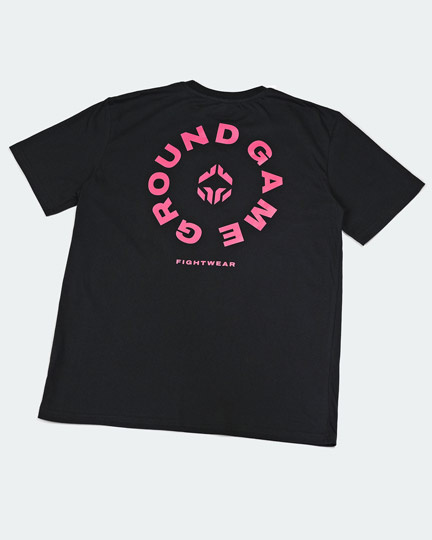 Tricou pentru bărbați Round 1 Oversize Ground Game negru